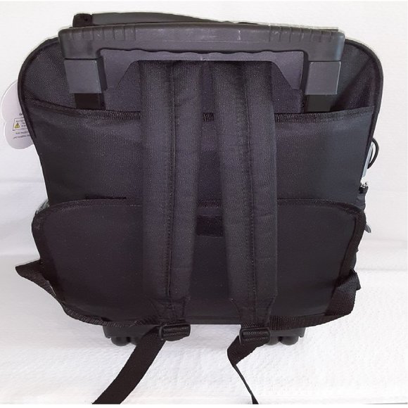 Carry On Backpack with Wheels Rolling Backpack Travel Backpack - Picture 4 of 13
